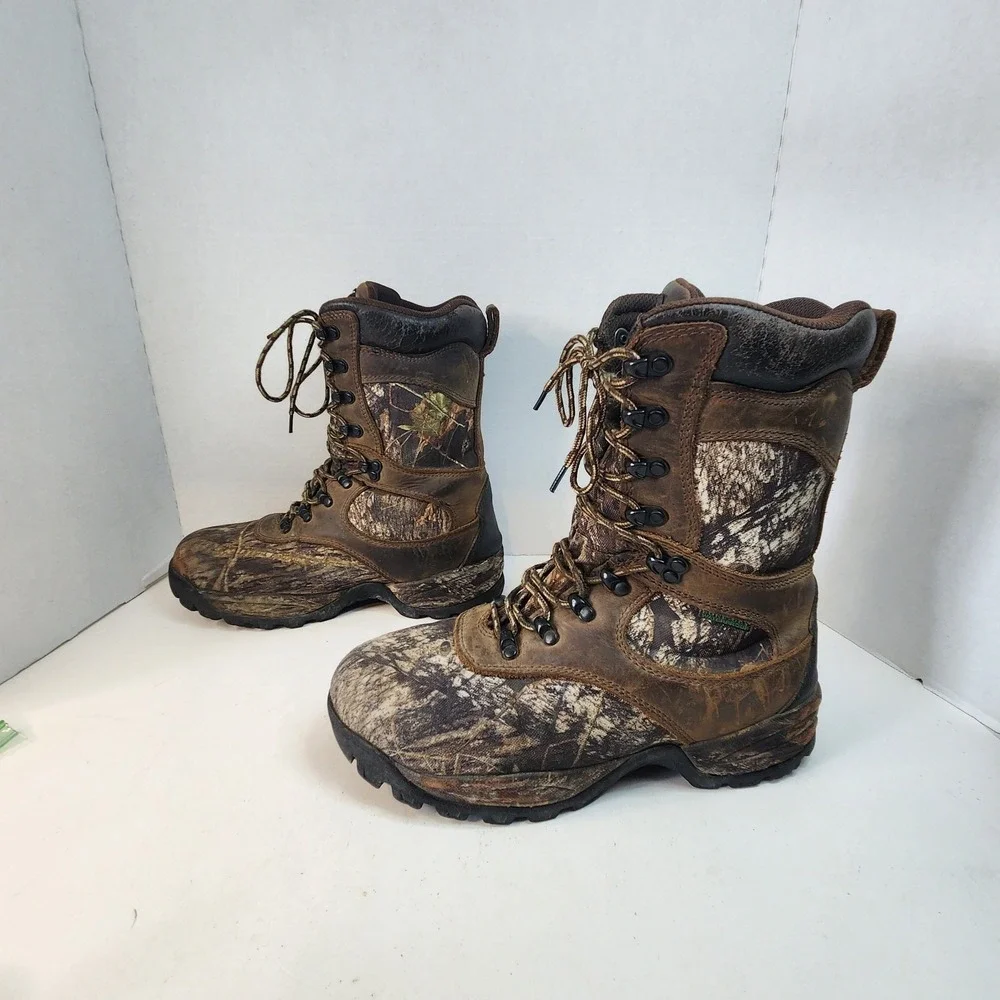 Redhead Expedition Waterproof Thinsulate Hunting Boots 8 1/2 M Thinsulate Camo